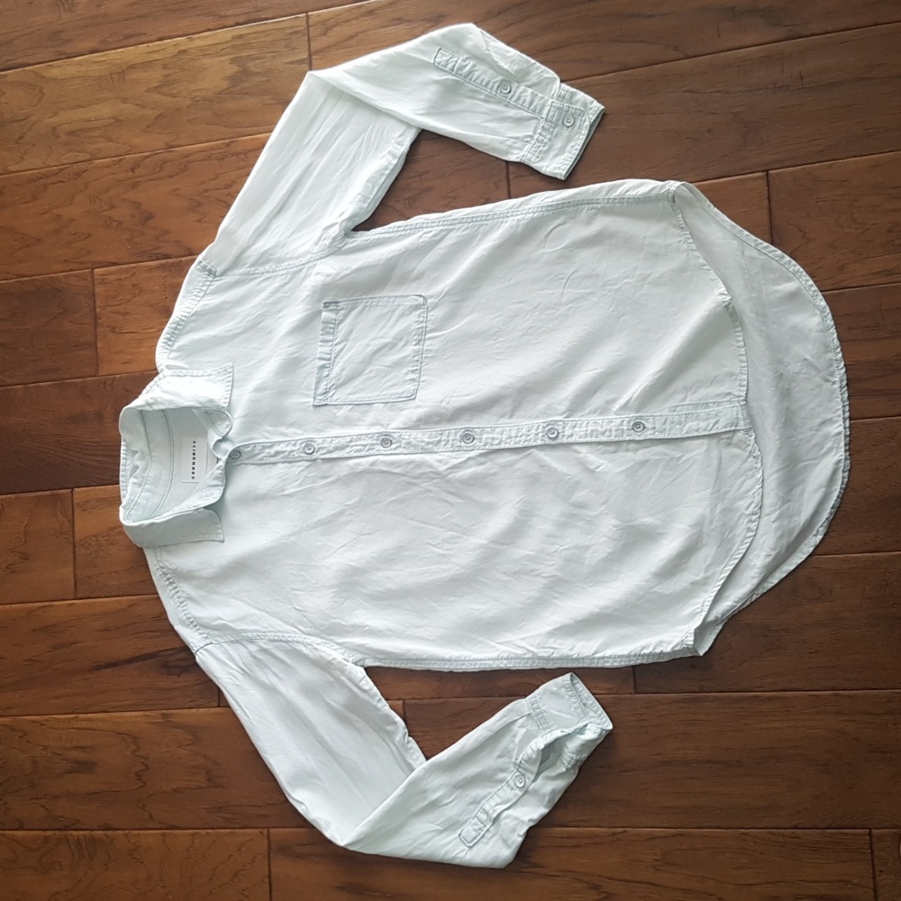Arizita Community Button Down Top 100% Tencel Size XXS